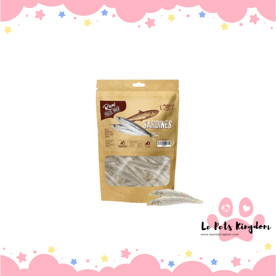 Absolute Bites Raw Freeze Dried Raw Sardine 50g