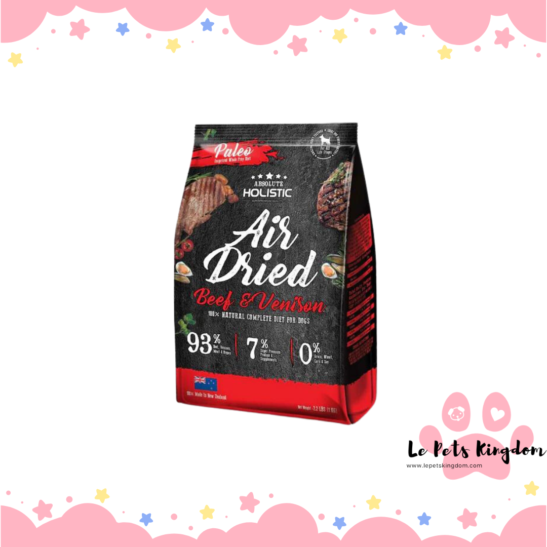 Absolute Holistic Air Dried Beef & Venison For Dog 1kg