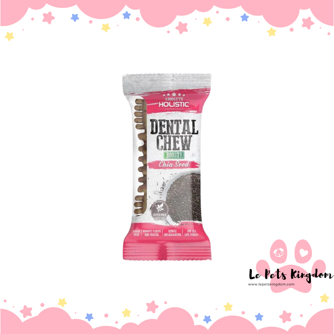 Absolute Holistic Boost Chia Seed Grain-Free Dental Dog Chew