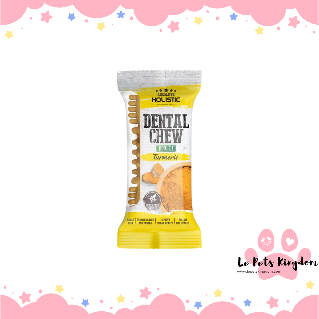 Absolute Holistic Boost Turmeric Grain-Free Dental Dog Chew