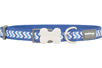 RedDingo - Bucklebone Reflective Ziggy Dog Collar 25mm