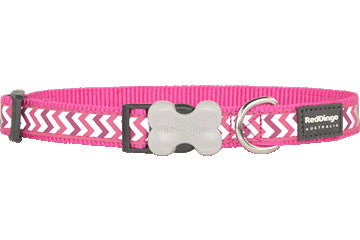 RedDingo - Bucklebone Reflective Ziggy Dog Collar 25mm