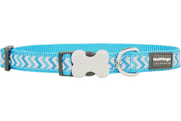 RedDingo - Bucklebone Reflective Ziggy Dog Collar 25mm