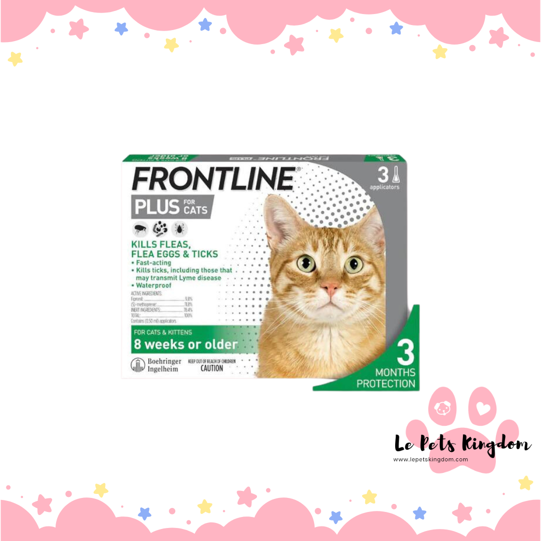 Frontline Plus For Cats 3 Packs