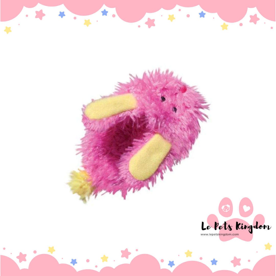 KONG Fuzzy Slipper Refillable Catnip Cat Toy