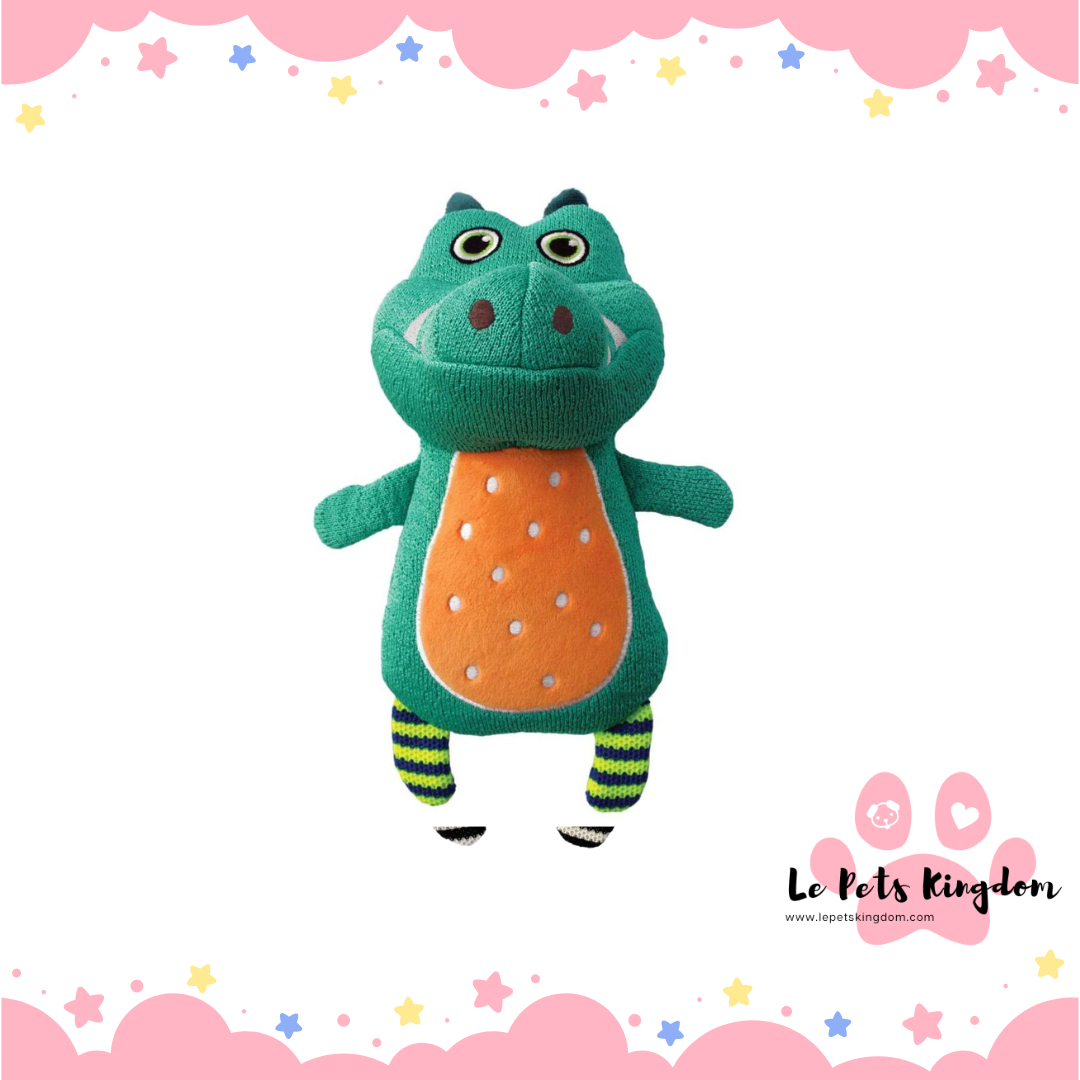 KONG Whoopz Gator Dog Toy