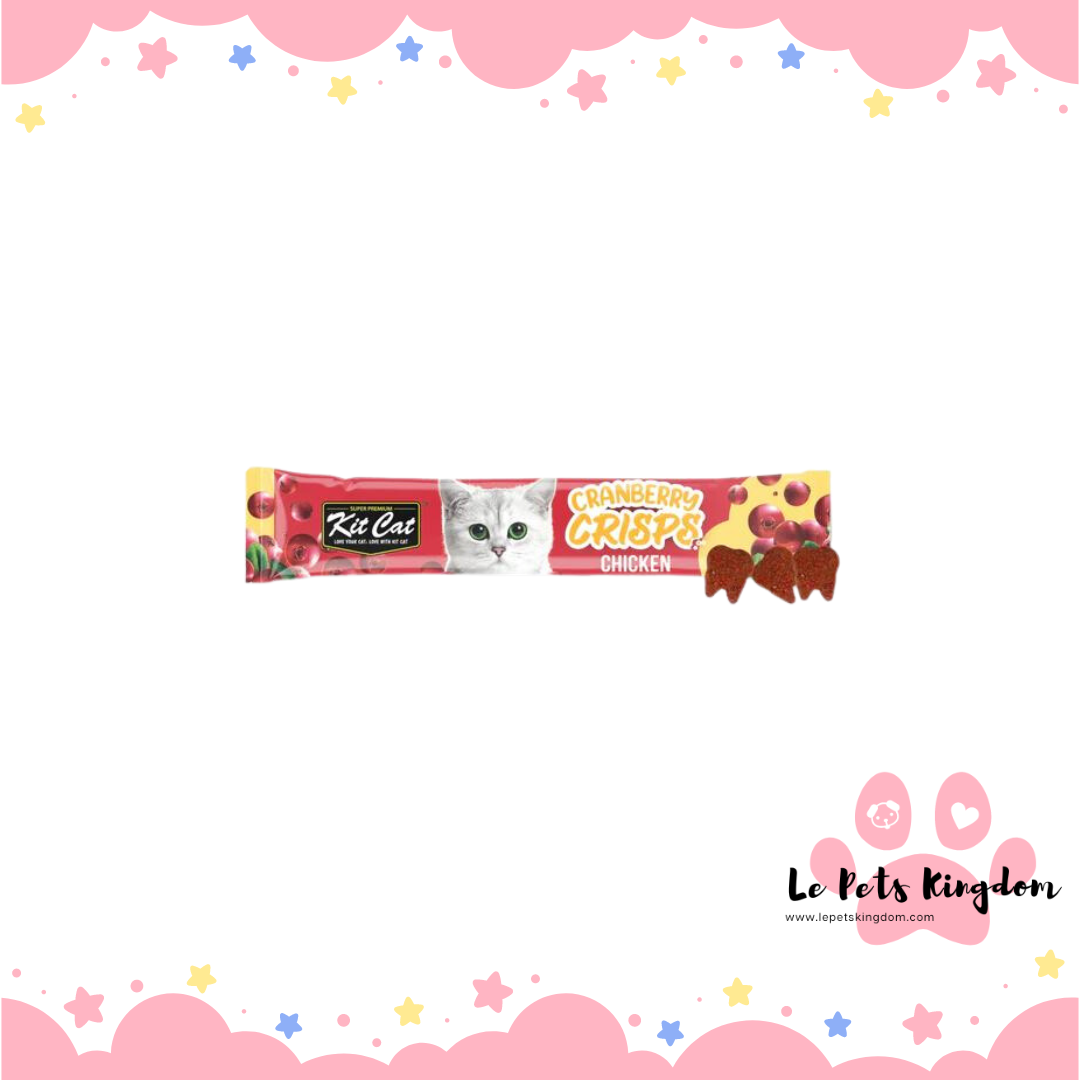 Kit Cat Cranberry Crisps Chicken Cat Treats 20g