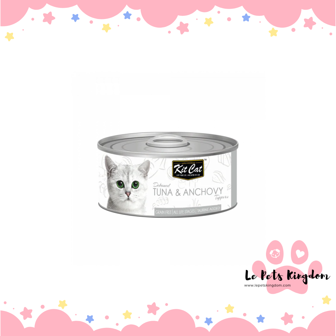 Kit Cat Deboned Tuna & Anchovy Aspic Canned Cat Food 80g