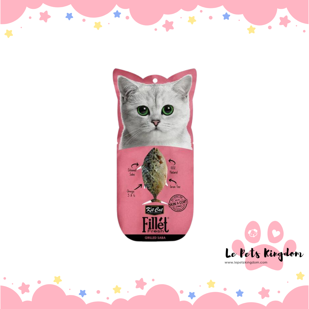 Kit Cat Fillet Fresh Grilled Mackerel Cat Treat 30g