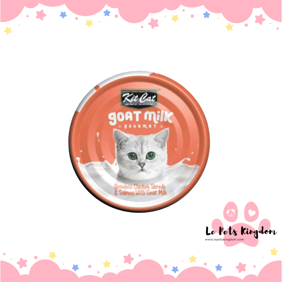 Kit Cat Goat Milk Gourmet Chicken & Salmon 70g