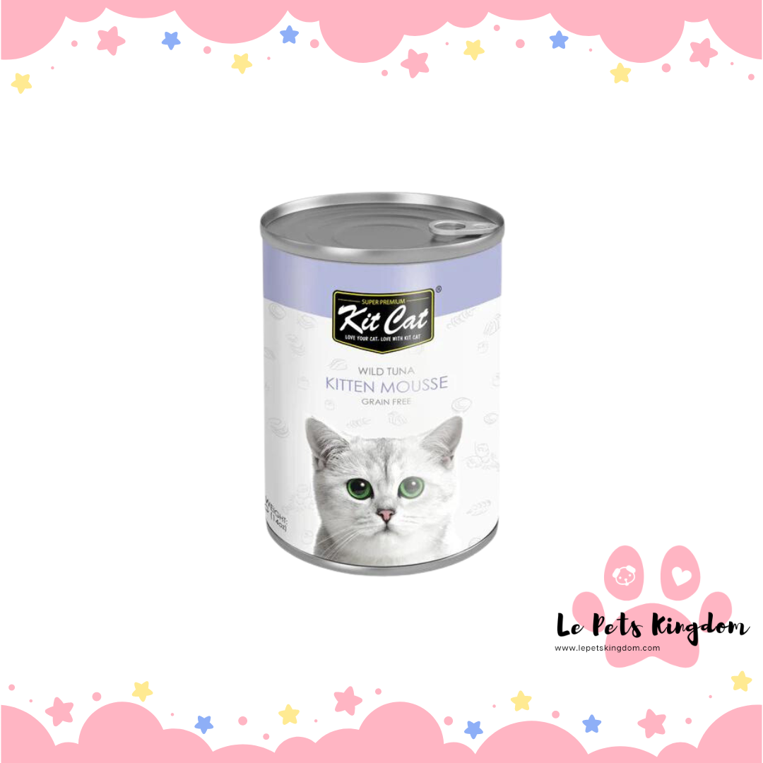 Kit Cat Kitten Mousse Grain-Free Canned Cat Food 400g
