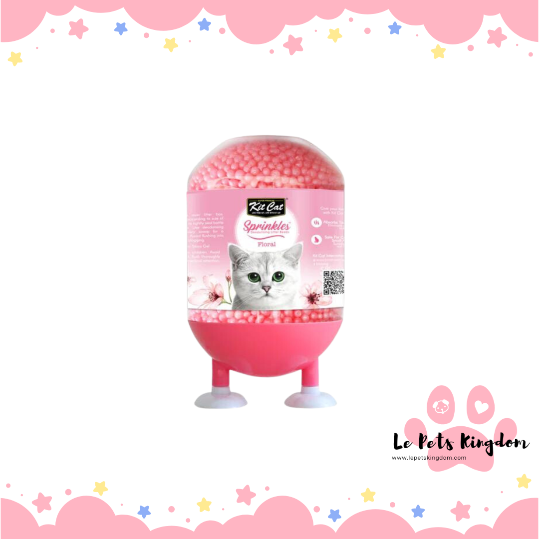 Kit Cat Sprinkles Deodorising Cat Litter Beads (Floral) 240g