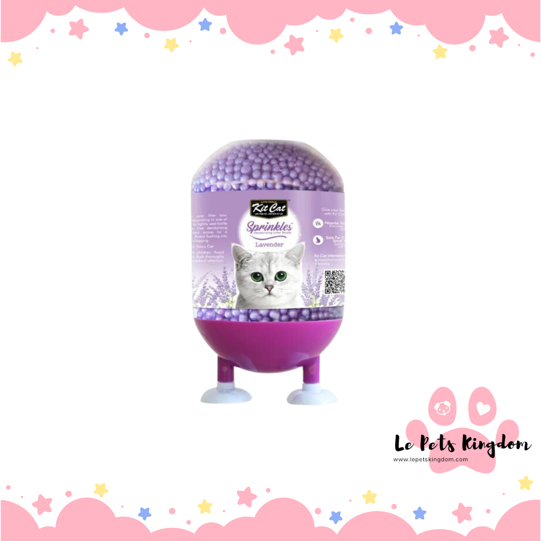 Kit Cat Sprinkles Deodorising Cat Litter Beads (Lavender) 240g