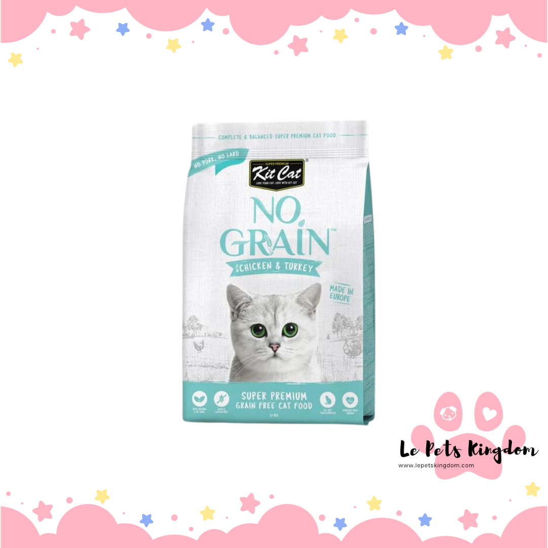 Kit Cat No Grain Chicken & Turkey Grain-Free Dry Cat Food