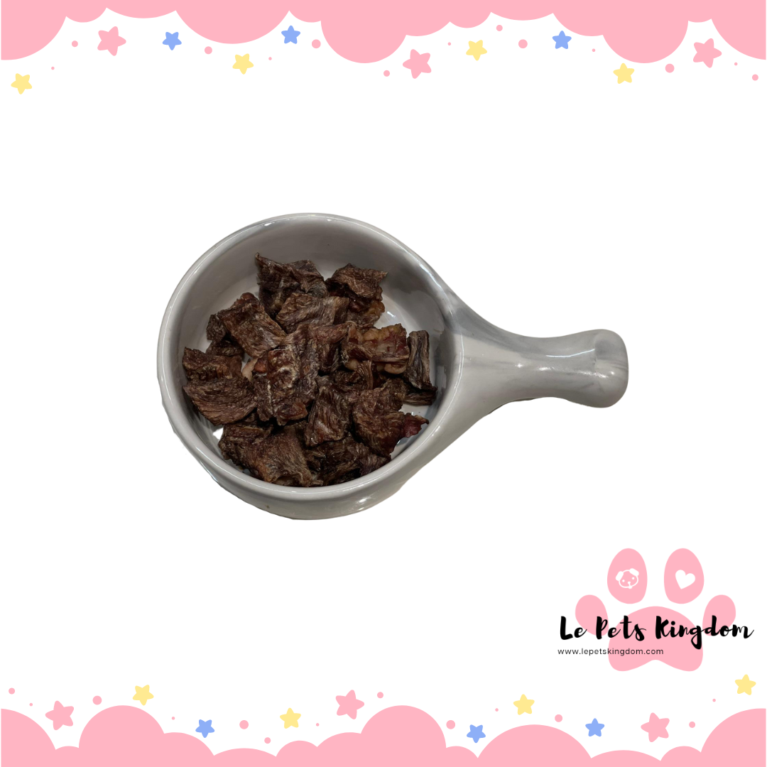 Homemade Dehydrated Lamb Cube Treats