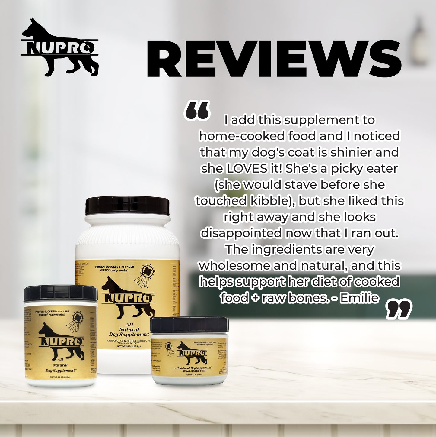 NuPro All Natural Dog Supplement