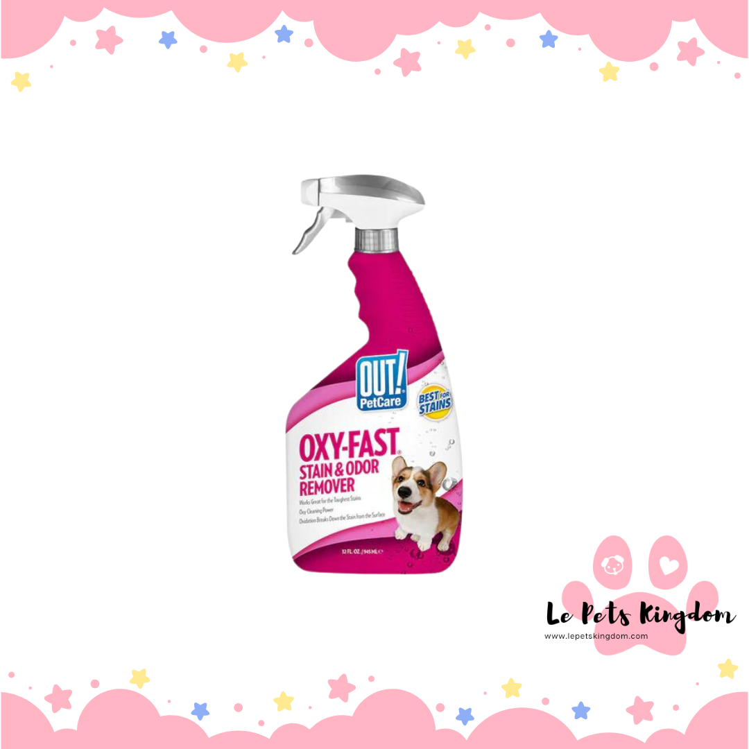 OUT! Oxy-Fast Stain & Odor Remover Spray For Pets 945ml