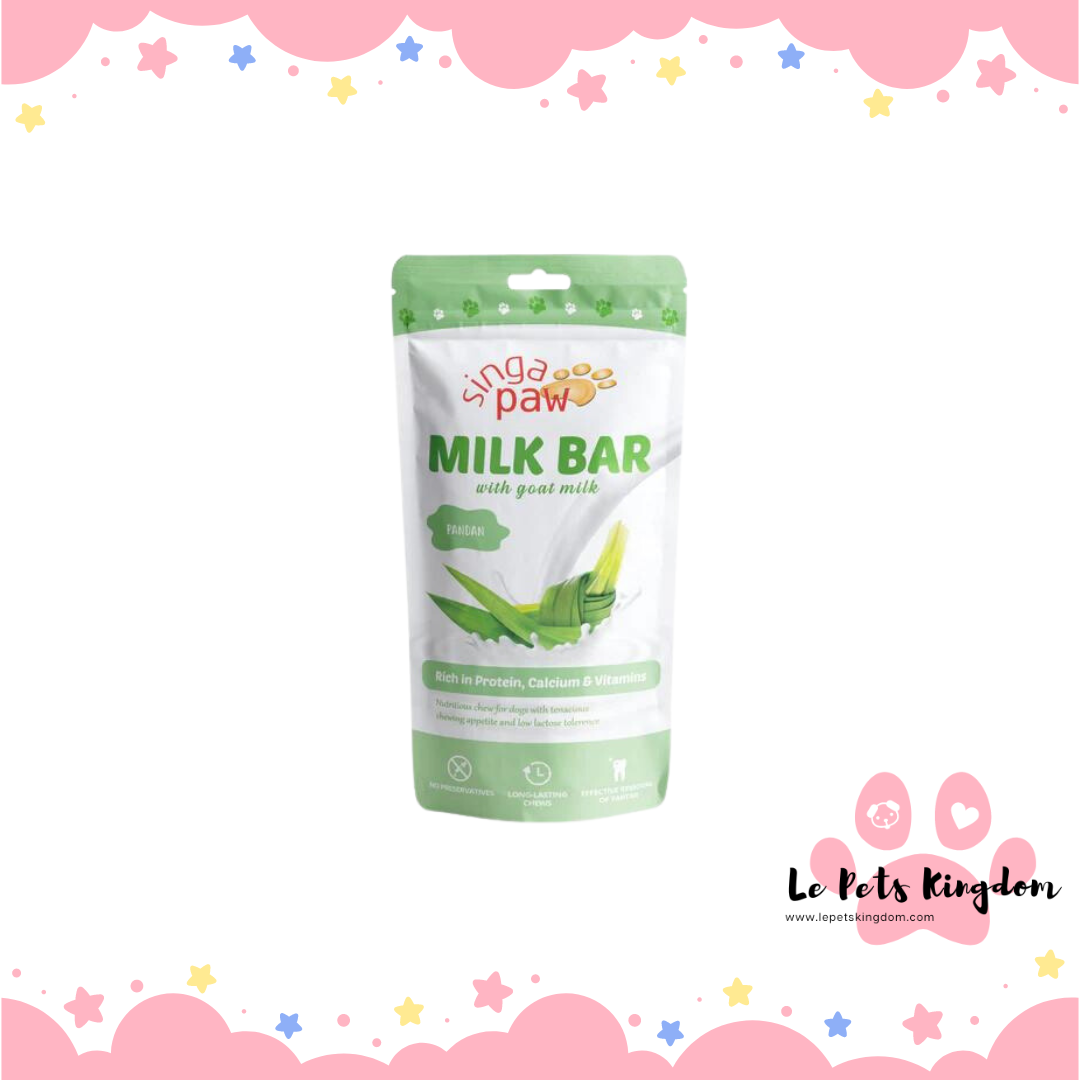 Sing-A-Paw Milk Bar with Goat Milk ( Pandan )