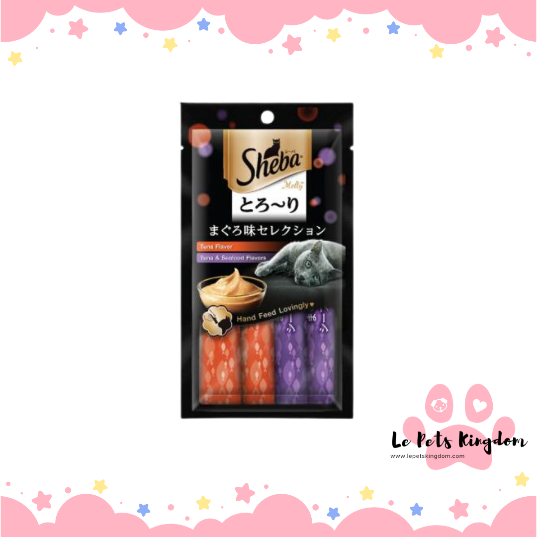 Sheba Melty Tuna & Seafood Cat Treat 48g