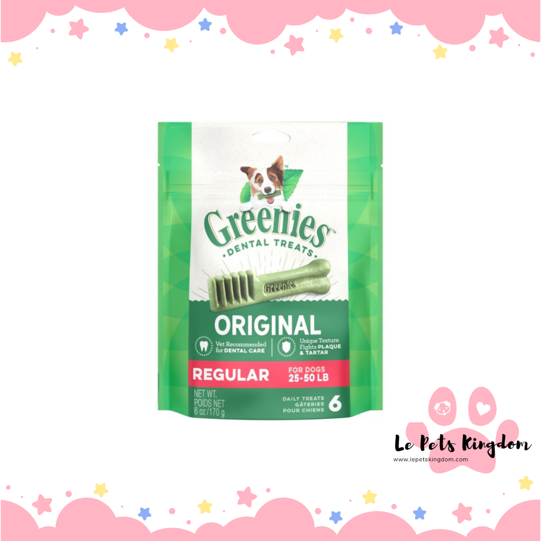 Greenies Original Regular Dental Dog Treats 170g