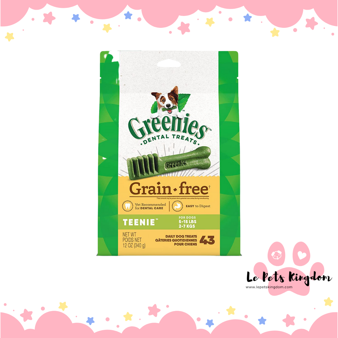 Greenies Dental Pack Grain Free Teenie Dog Treat 340g