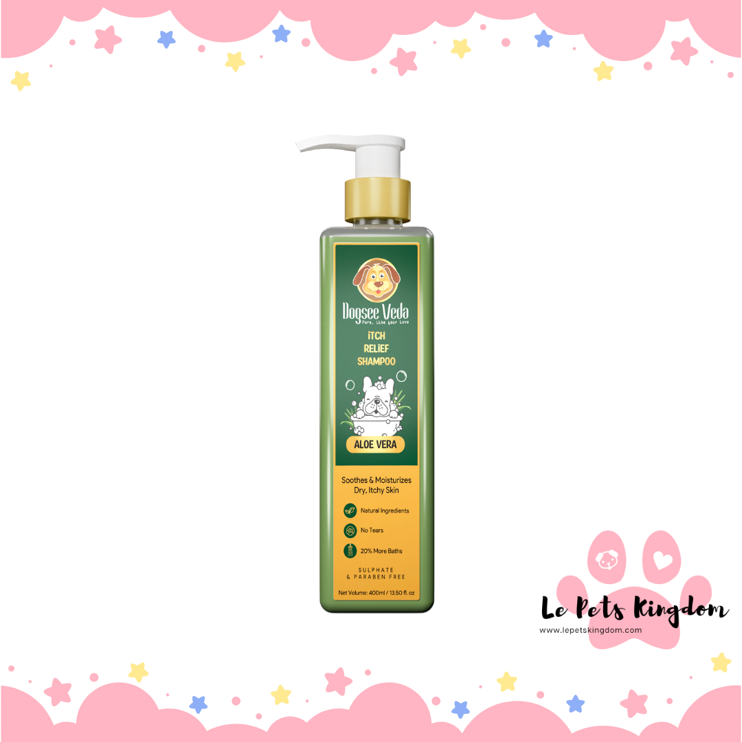 Dogsee Veda Aloe Vera Itch Relief Dog Shampoo 400ml
