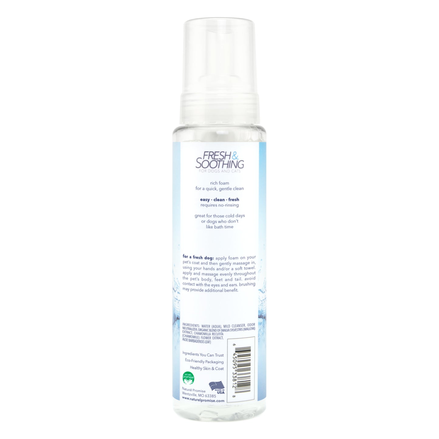 Naturel Promise - Natural Waterless Foaming Shampoo 11oz
