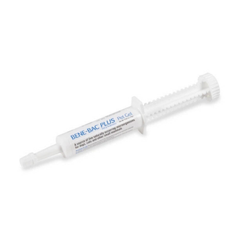 PetAg Bene-Bac Plus & Probiotics Pet Gel Supplement Syringe 15g