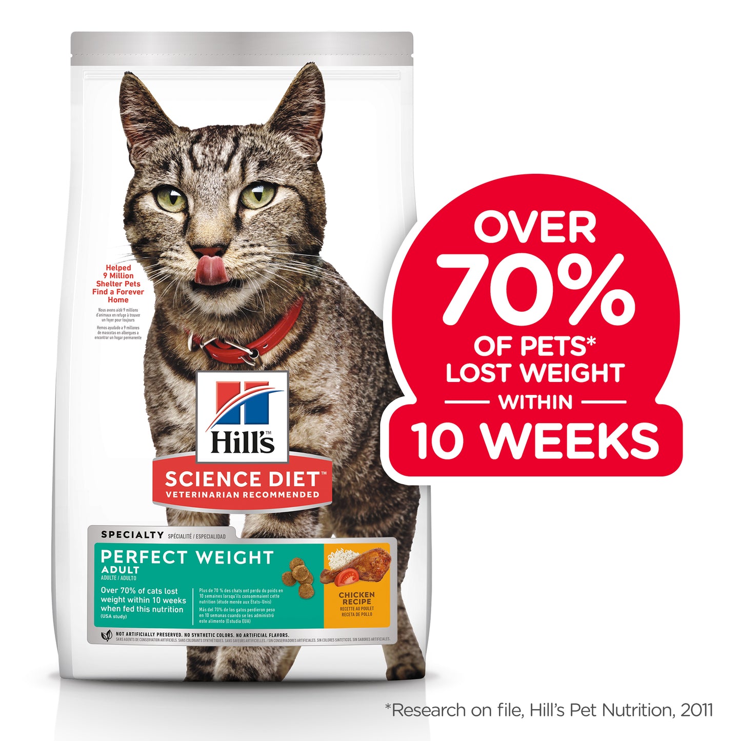 Hills Science Diet Perfect Weight Chicken Dry Cat Food