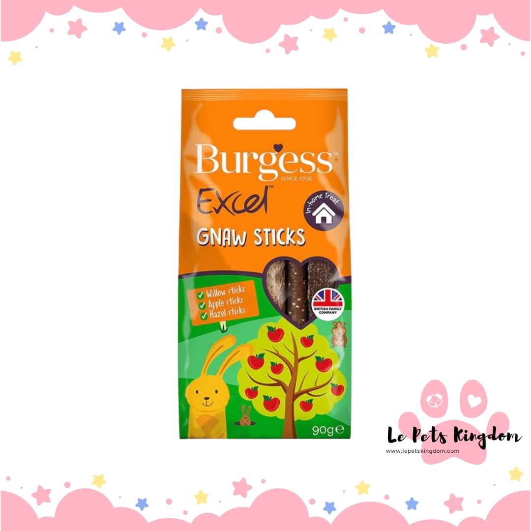 Burgess Excel Gnaw Sticks Nature Snack For Small Animals 14 Pcs