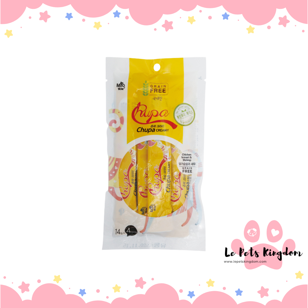 Chupa Creamy- Chicken Breast & Shrimp (4 x 14g)