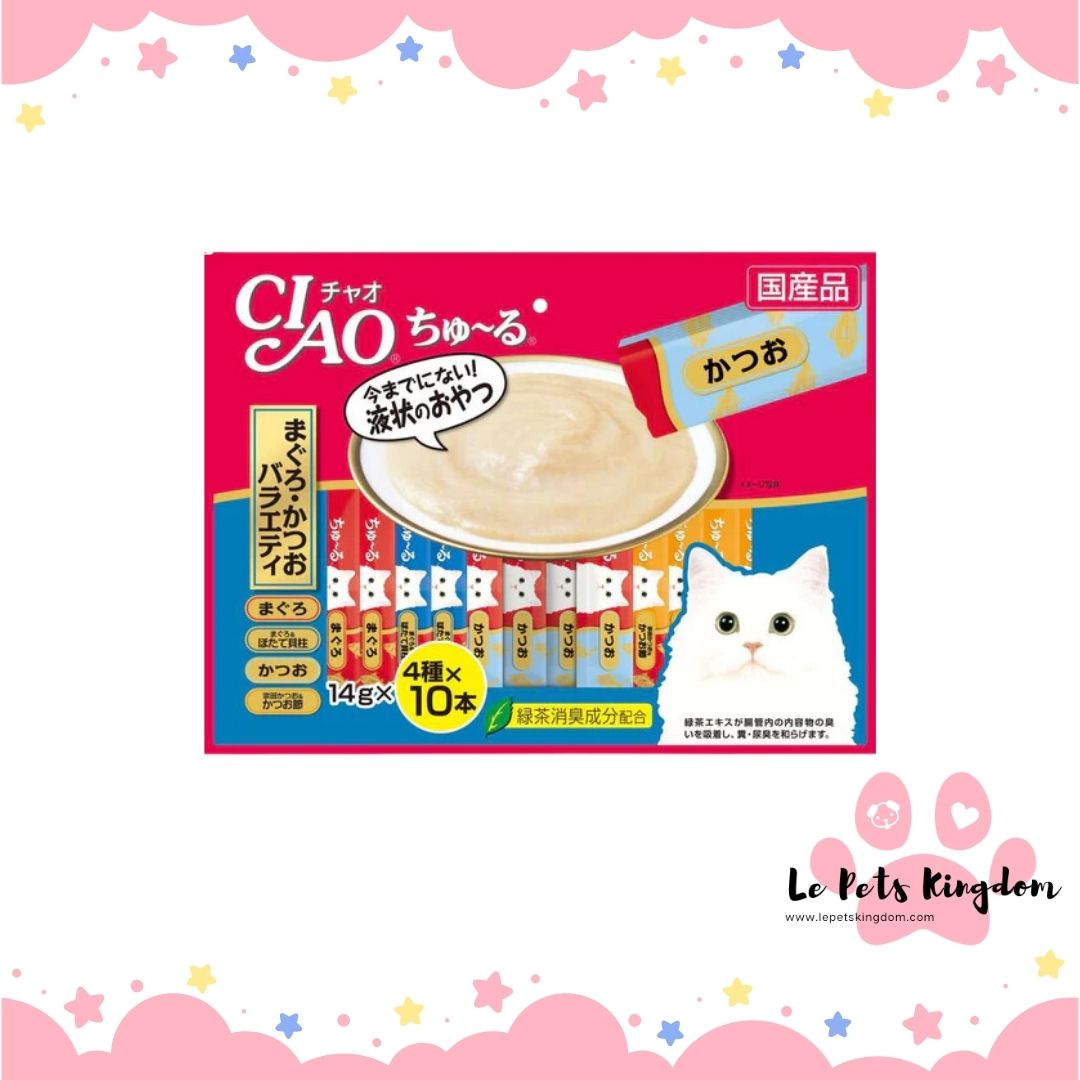 Ciao ChuRu Tuna Maguro Jumbo Mix Liquid Cat Treats (14g X 40)
