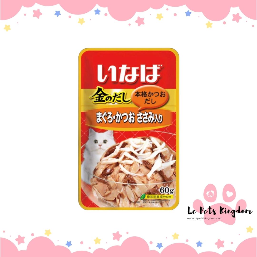 Ciao Golden Stock Tuna With Chicken Fillet Pouch Cat Food 60g