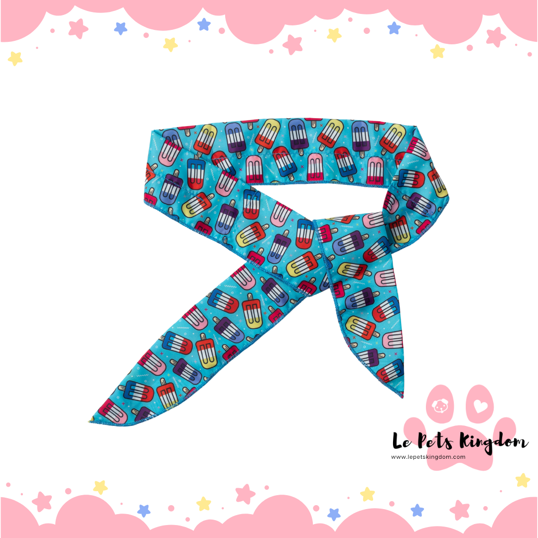 FuzzYard Cooling Bandana For Cats & Dogs (Poppin' Popsicles)