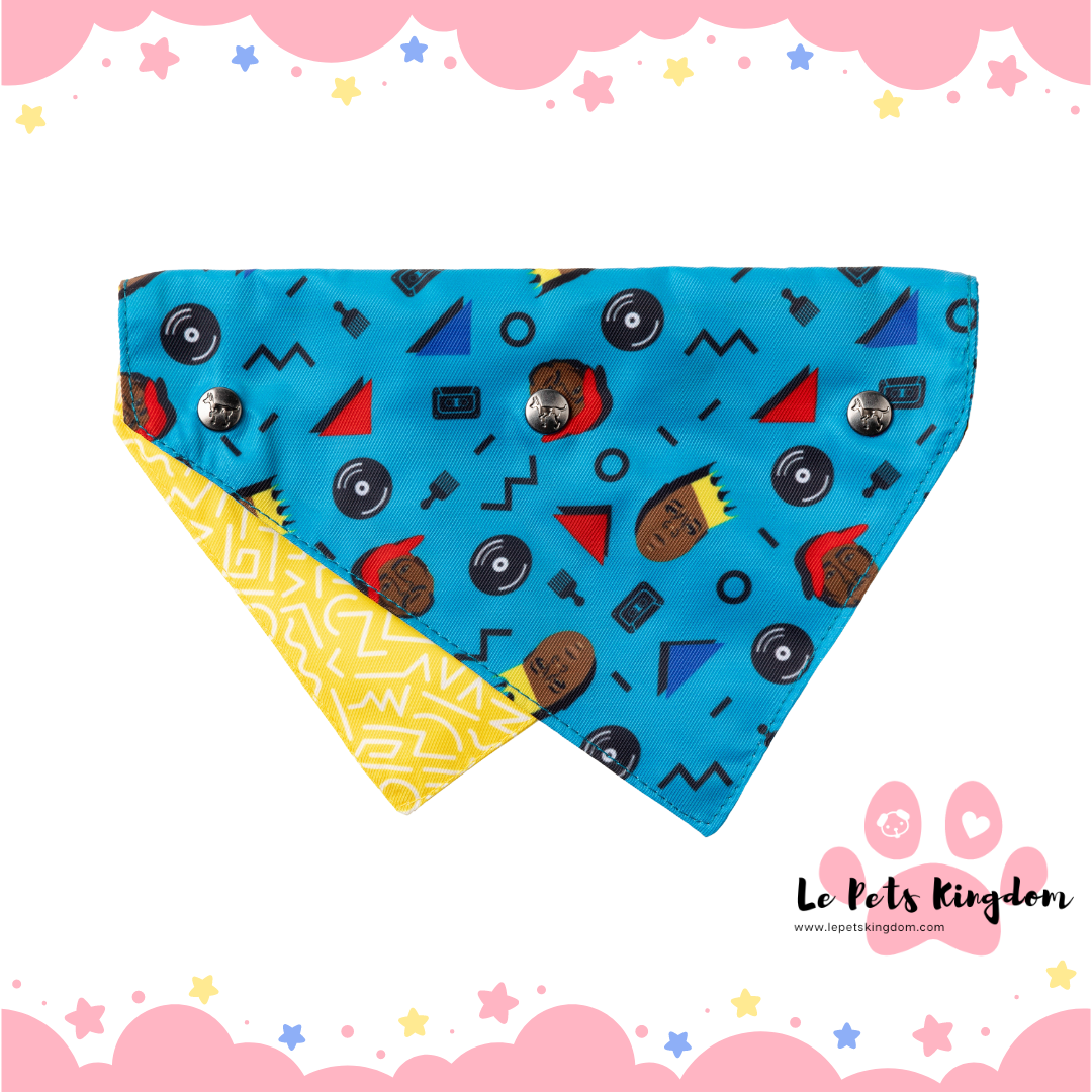 FuzzYard Pet Bandana (Kings Of Gold School)