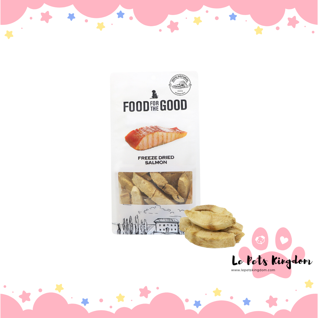 Food For The Good Freeze-Dried Salmon Cat & Dog Treats 60g