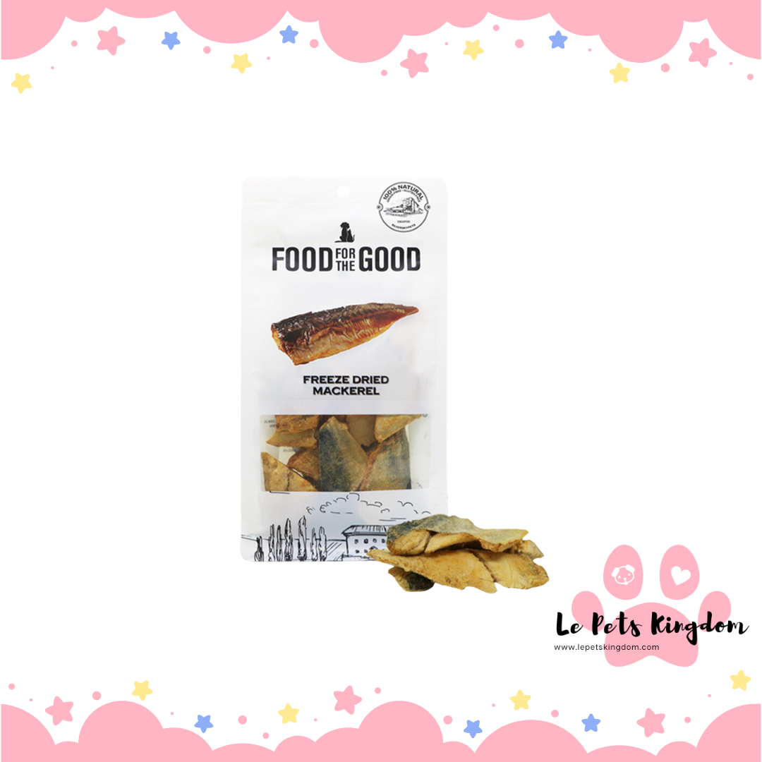 Food For The Good Freeze-Dried Mackerel Cat & Dog Treats 70g