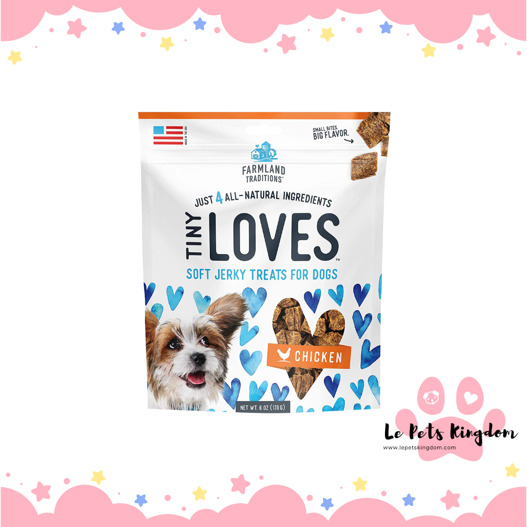 Farmland Traditions Tiny Loves Chicken Soft Jerky Treats 6oz