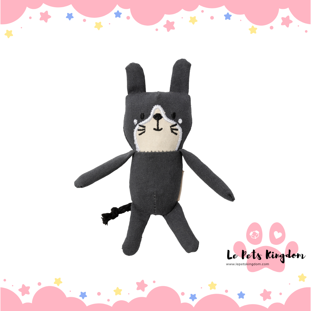 FuzzYard Life Cotton Cat Plush Cat Toy (Slate Grey)