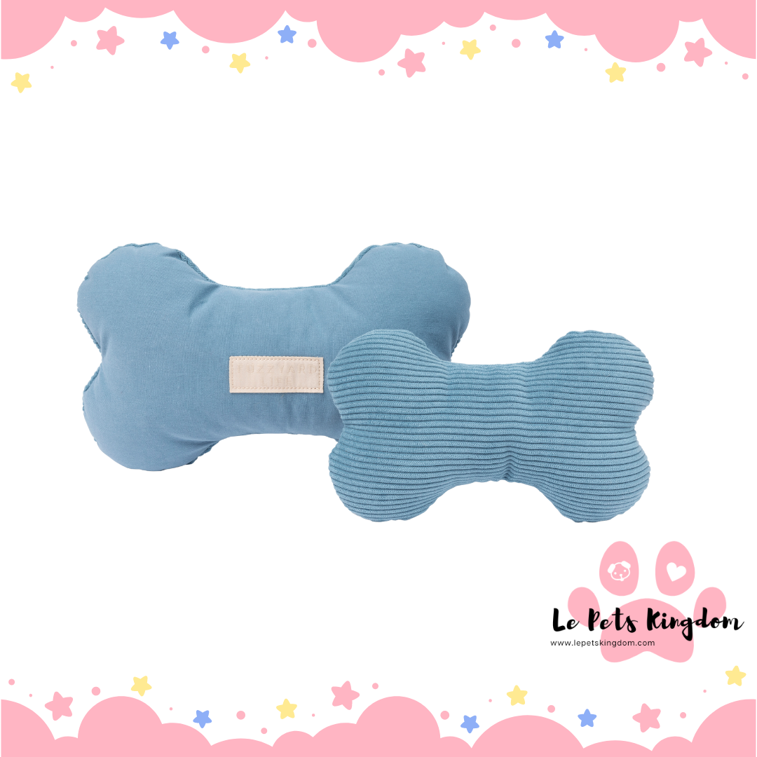 FuzzYard Life Bone Plush Dog Toy (French Blue)