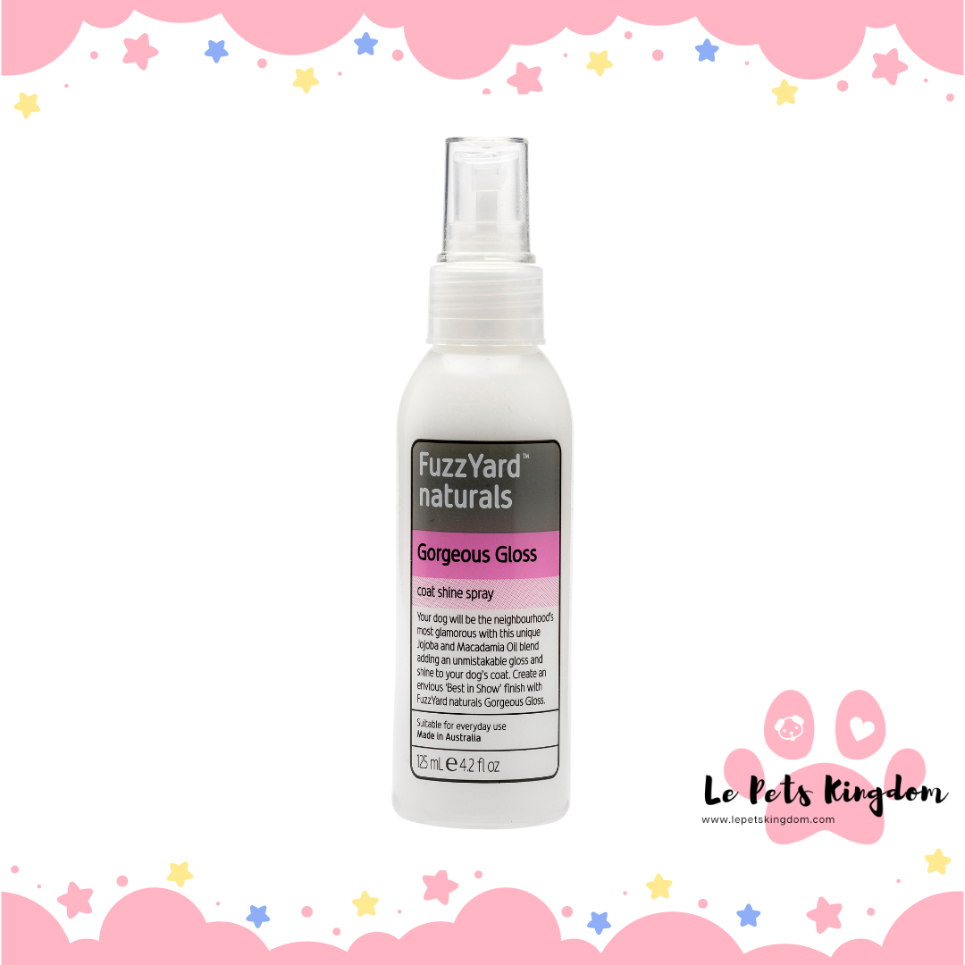 FuzzYard Gorgeous Gloss Coat Shine For Dogs 125ml