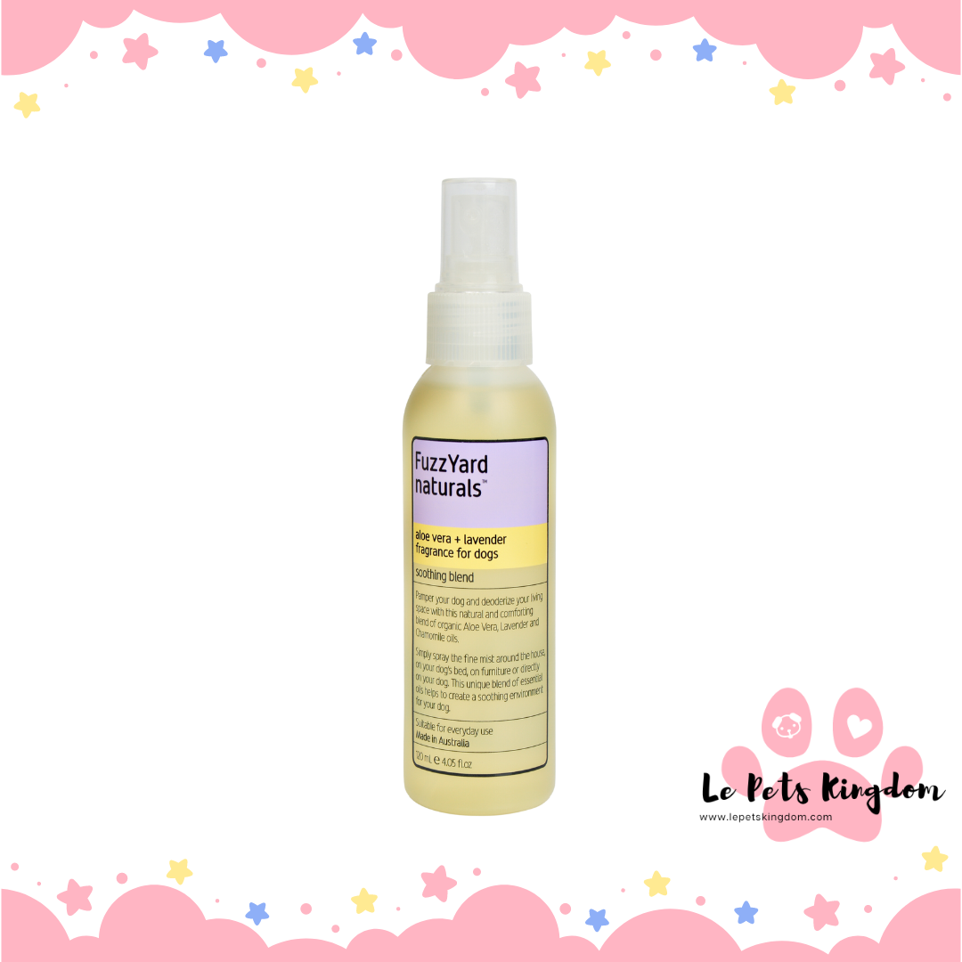 Fuzzyard Soothing Aloe Vera & Lavender Aromatherapy Mist For Dogs 120ml
