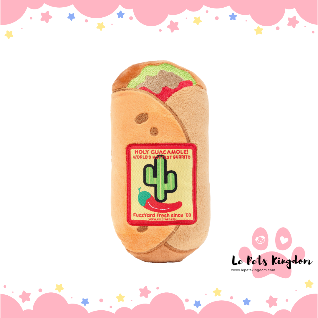 FuzzYard Buritto Plush Dog Toy