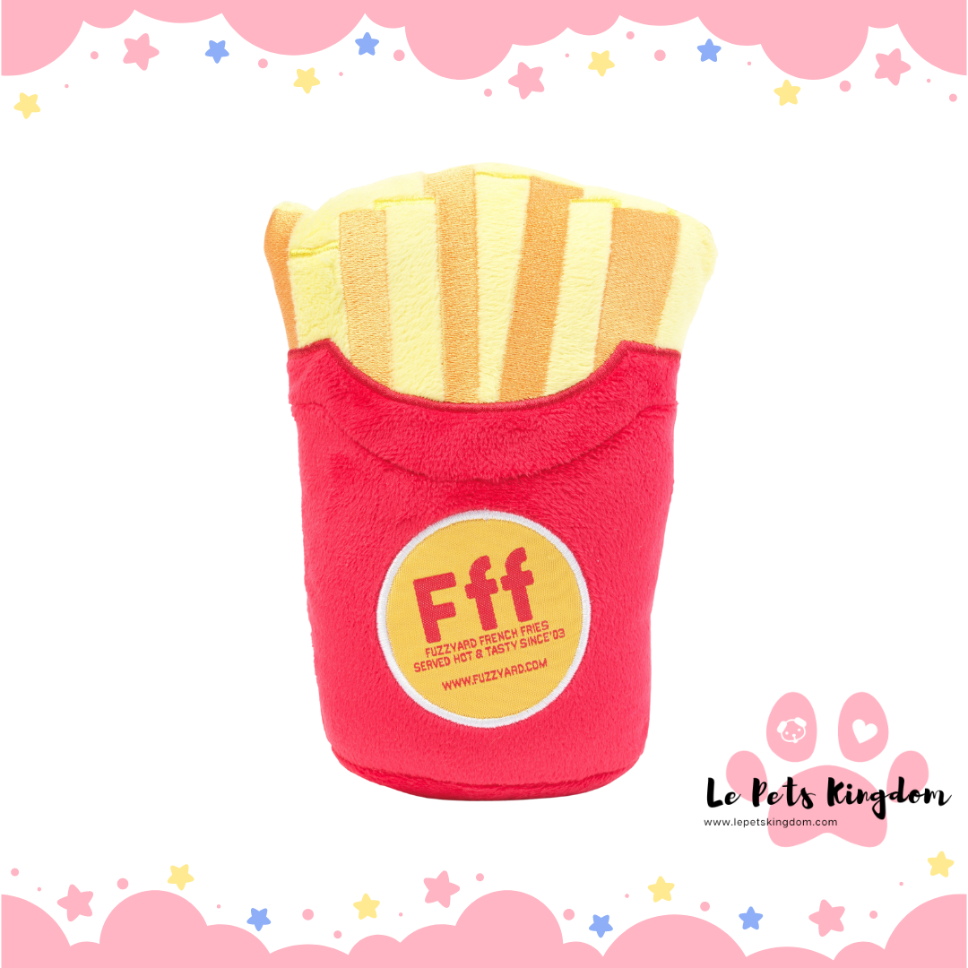 FuzzYard French Fries Plush Dog Toy