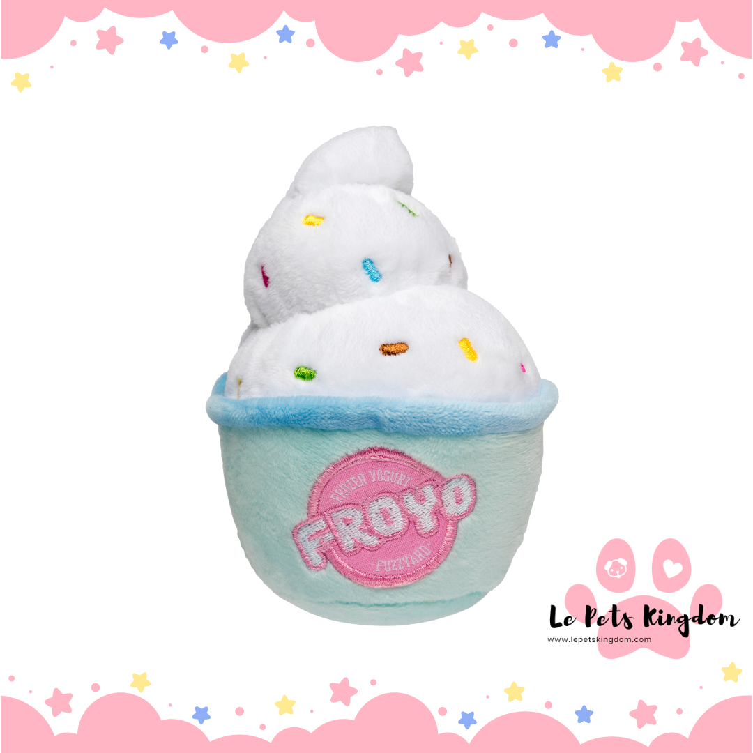 FuzzYard Frozen Yoghurt Plush Dog Toy