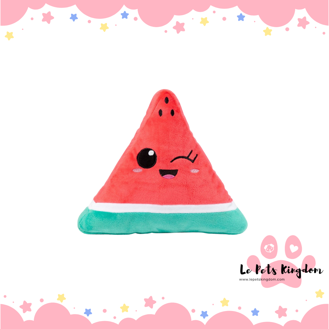 FuzzYard Winky Watermelon Plush Dog Toy
