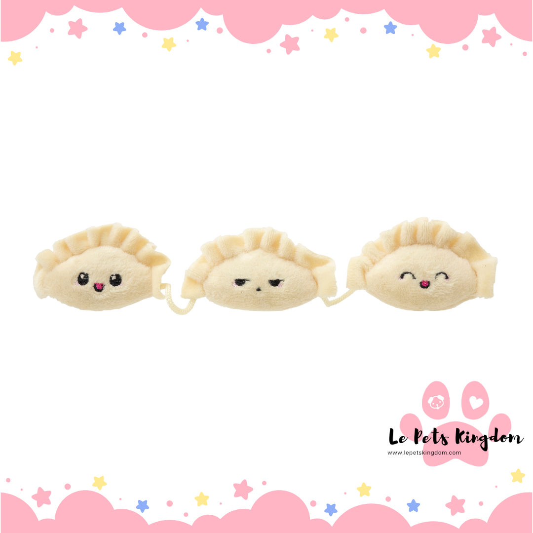 FuzzYard Dumplings Plush Cat Toy