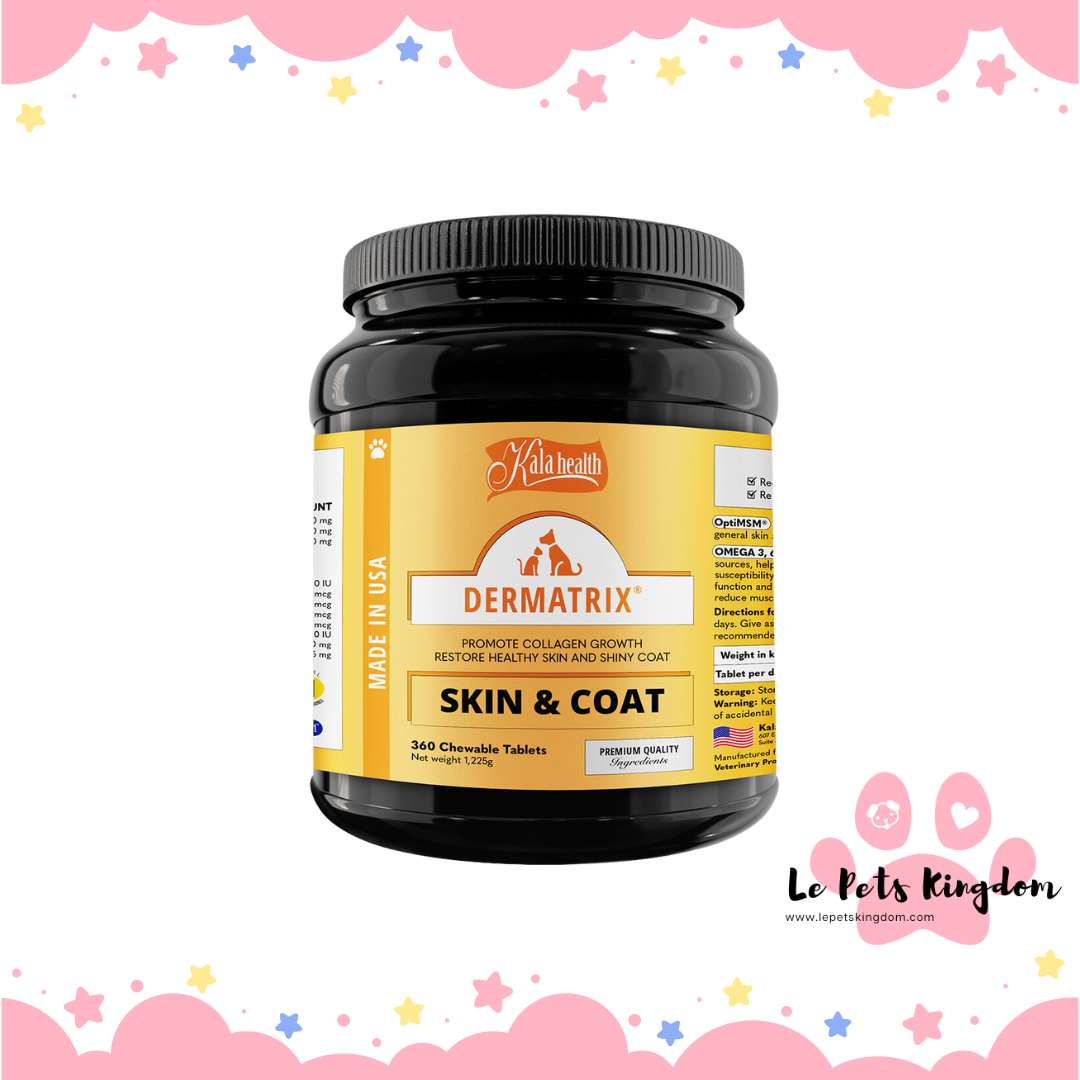 Kala Health Dermatrix For Dogs & Cats Healthy Skin & Shiny Coat