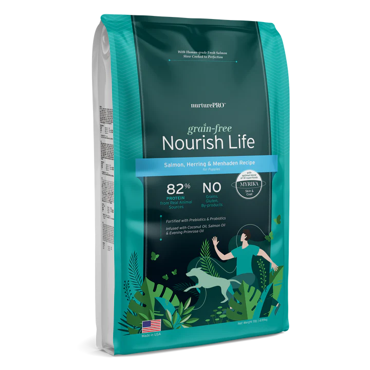NurturePRO Nourish Life Grain-Free Salmon, Herring & Menhaden Recipe Dry Dog Food For Skin & Coat