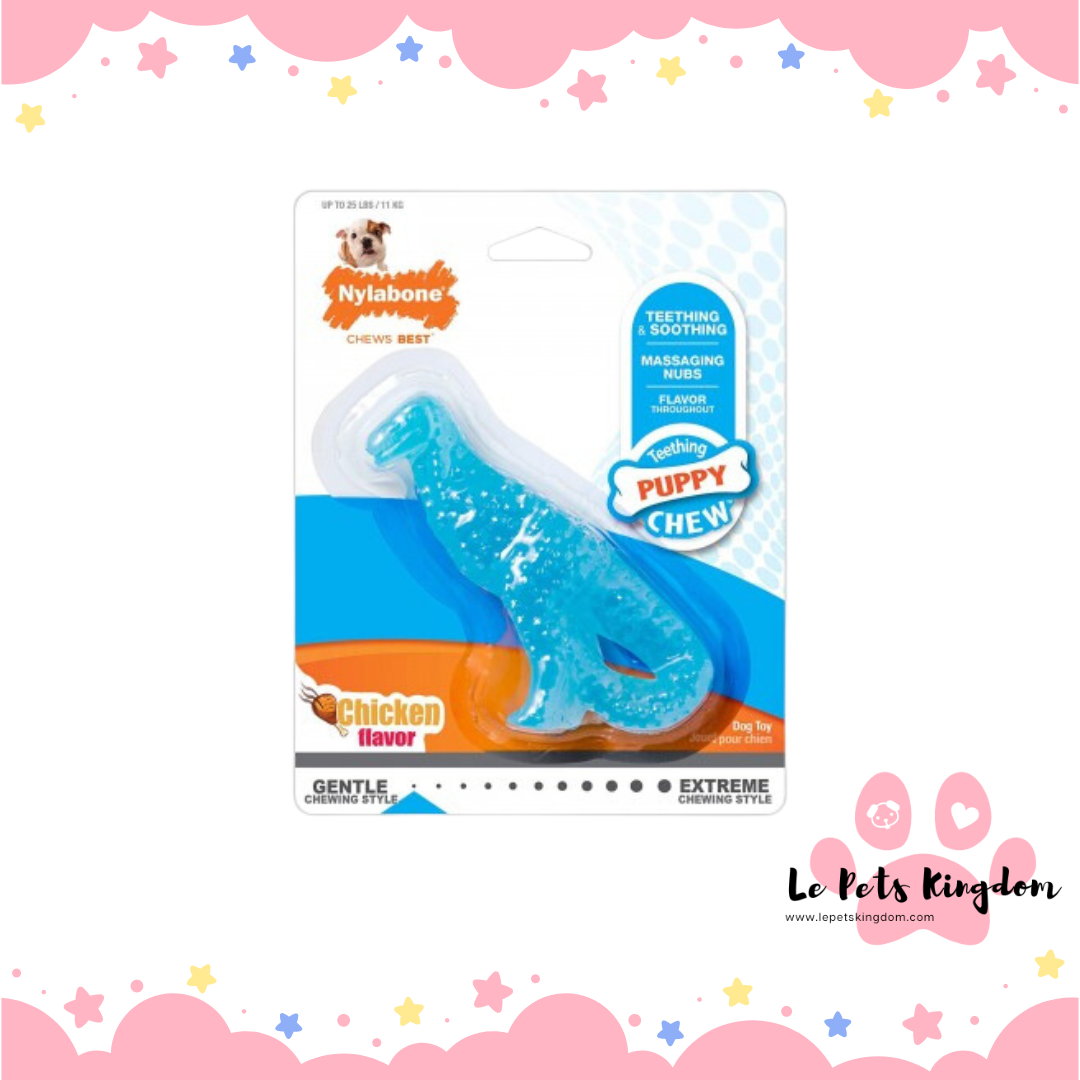 Nylabone Puppy Teething Dinosaur Small Chew Toys